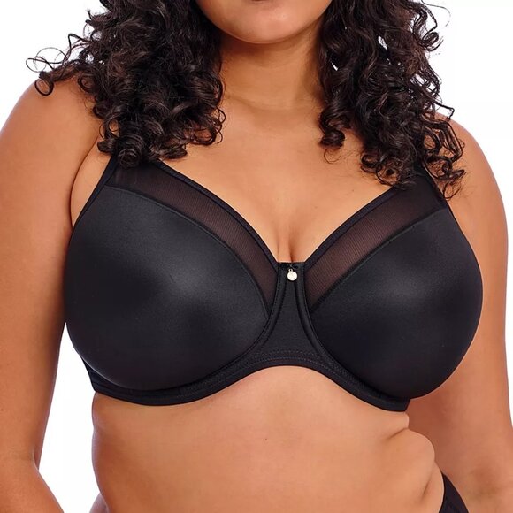 Elomi Smoothing Banded Bra EL4301, Black 36J (US) / 36GG (UK) - Picture 1 of 5